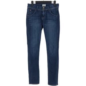 Hudson Skinny Jeans Women's 25 Collin Blue Stretch Mid Rise Slim Dark Wash